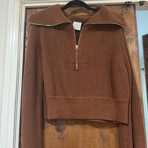 Varley Ribbed Half Zip Pullover